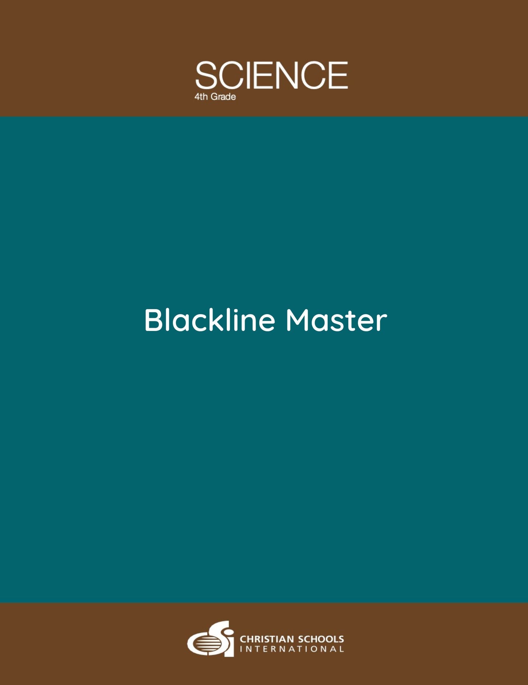 Science 2nd Edition: Electronic Blackline Masters (Grade 4)