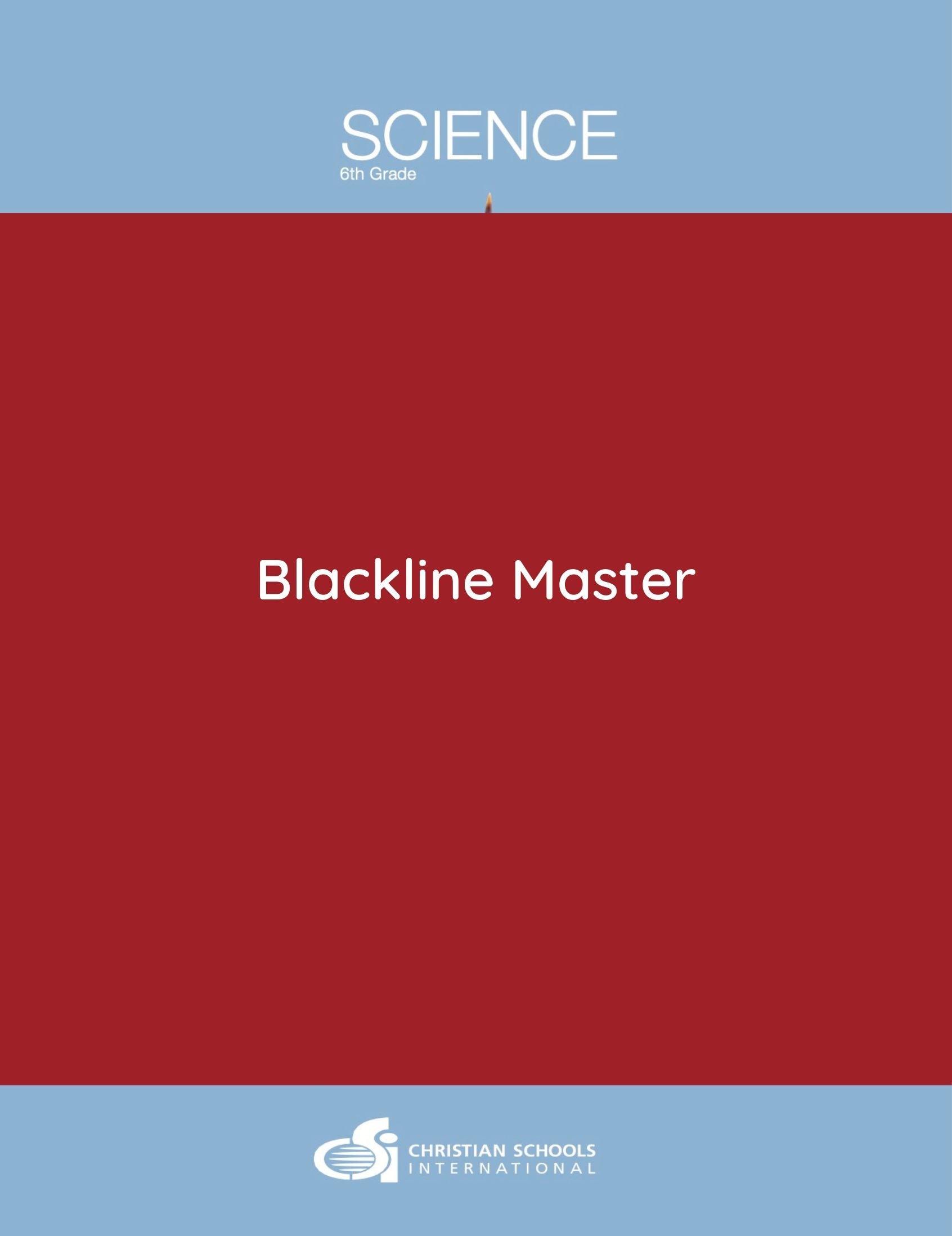 Science 2nd Edition: Electronic Blackline Masters (Grade 6)