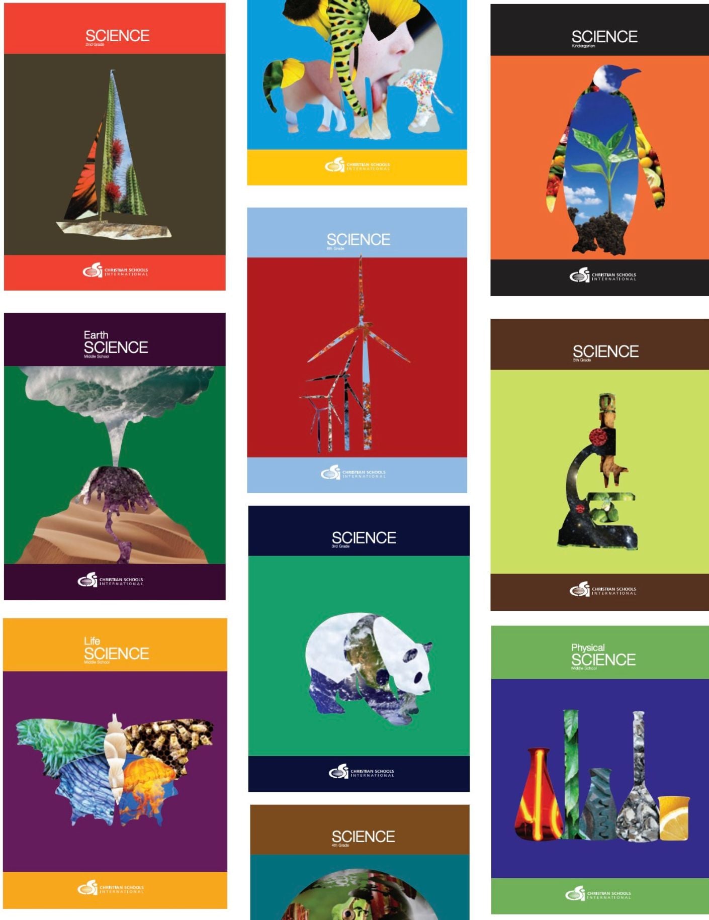 Collection of CSI Science 2nd Edition book covers