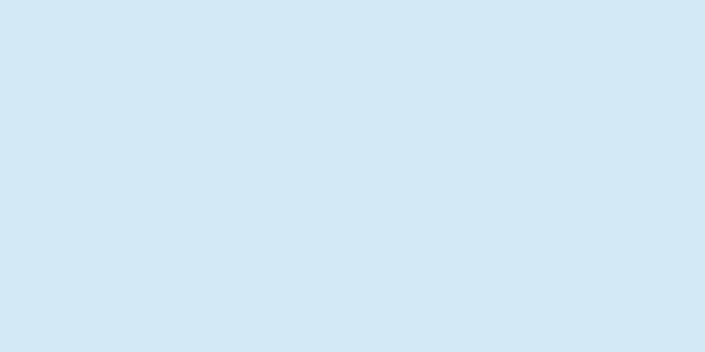 A solid pastel blue background 